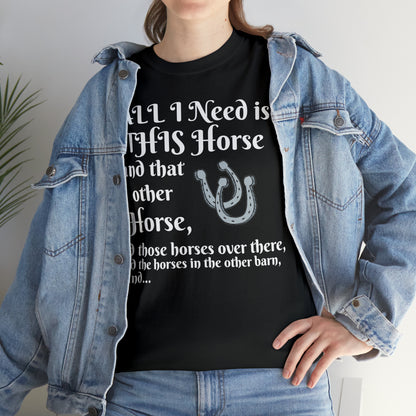 All the horses shirt Unisex Heavy Cotton Tee