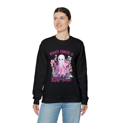 Breast Cancer Is Boo Sheet Halloween Sweatshirt