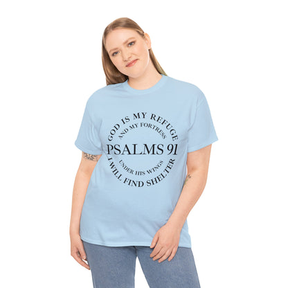 Psalms 91 Short Sleeve Tee