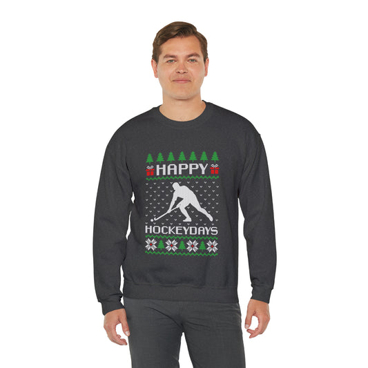 Happy Hockeydays Christmas Ugly Sweater Sweatshirt