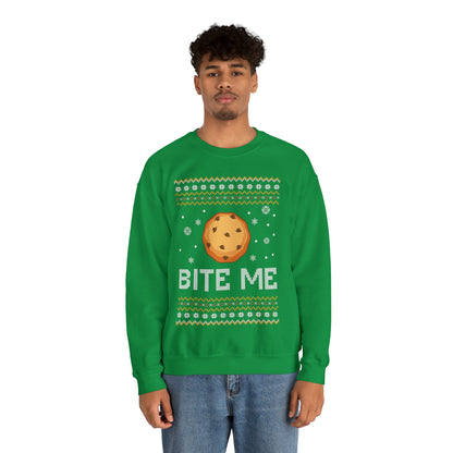 Cookie Bite Christmas Ugly Sweater Sweatshirt