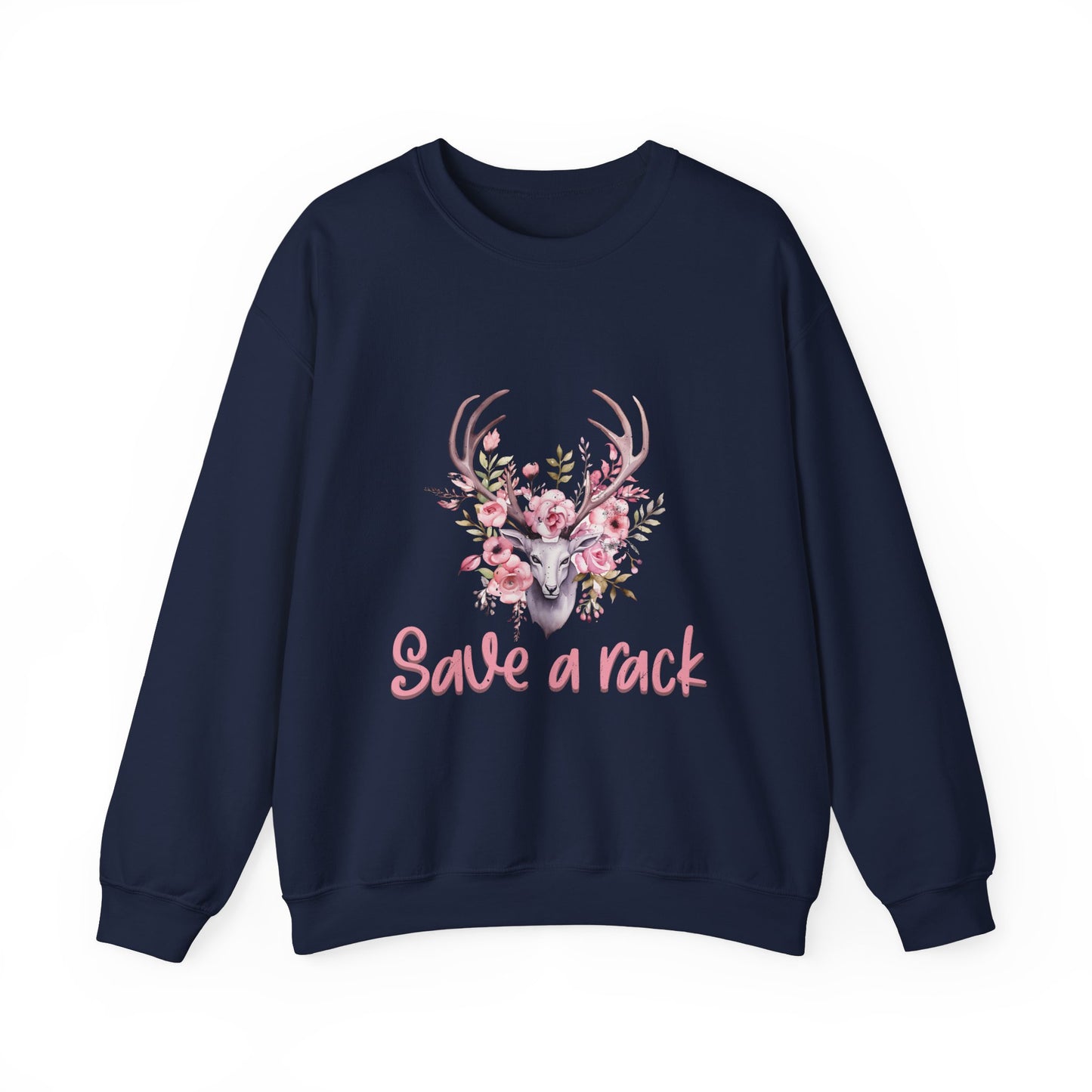 Save a Rack Deer Breast Cancer Sweatshirt