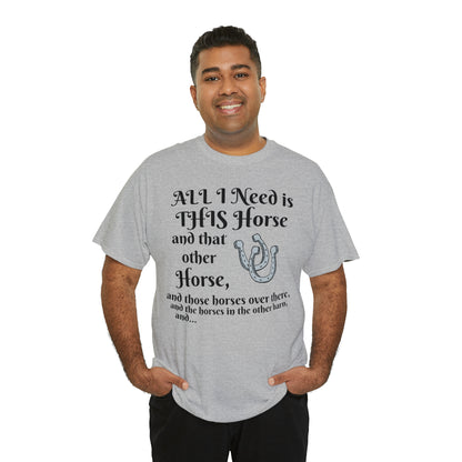 All the horses shirt Unisex Heavy Cotton Tee