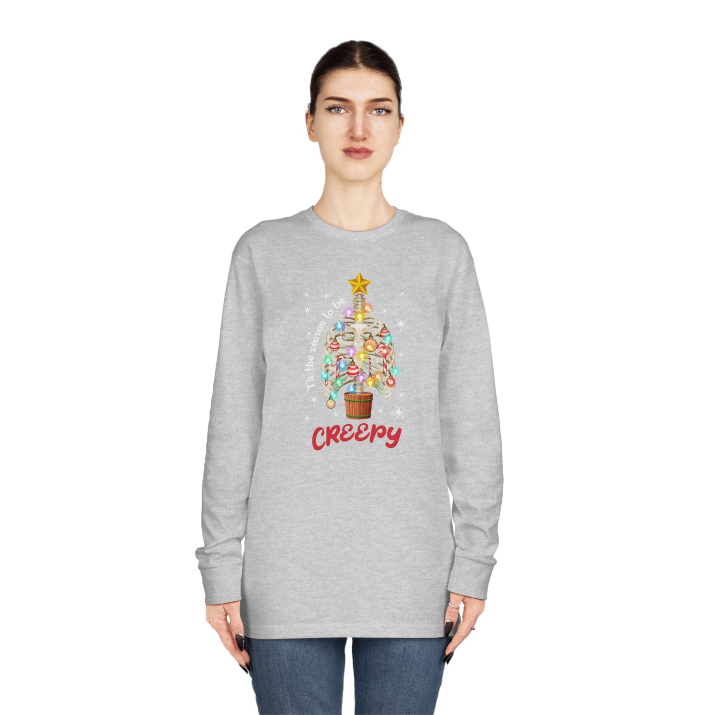 Tis The Season to be Creepy Christmas Long Sleeve Tee