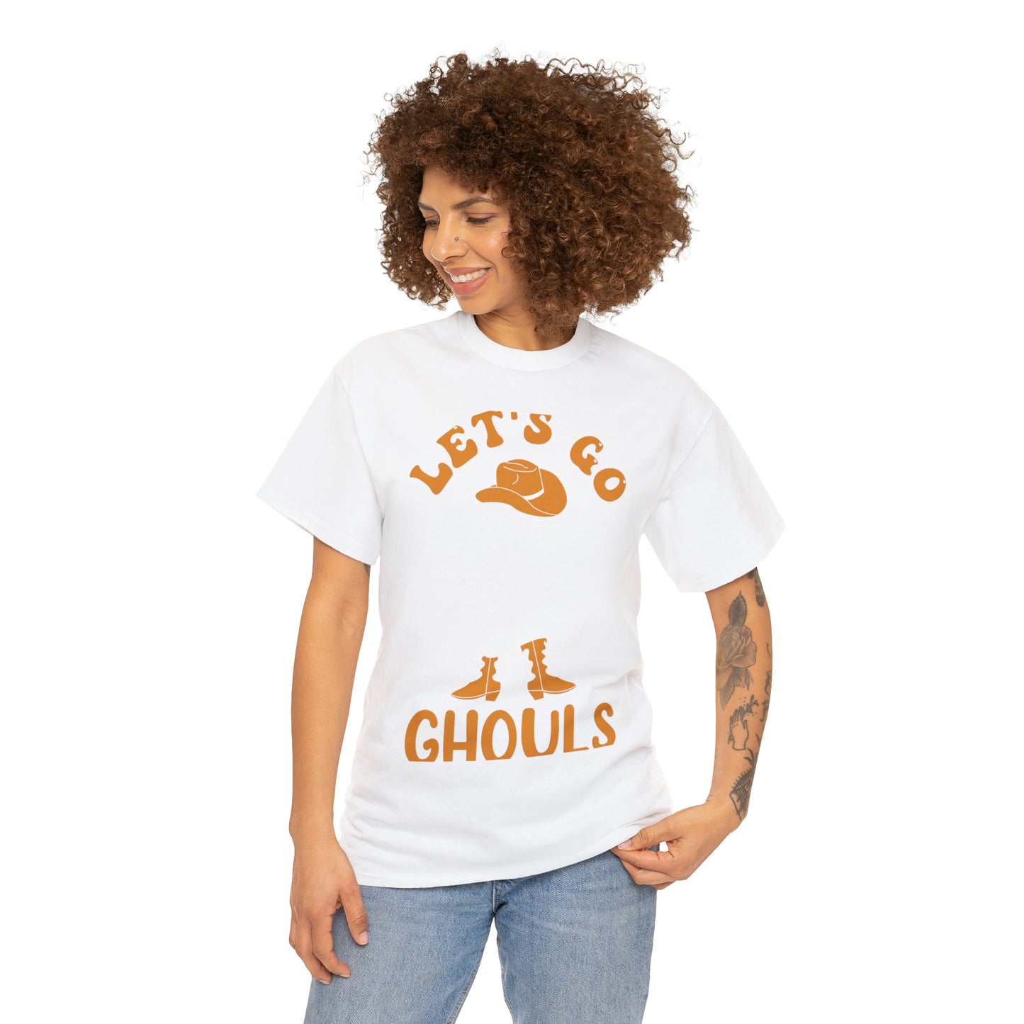 Western Let's Go Ghouls Halloween Short Sleeve Tee