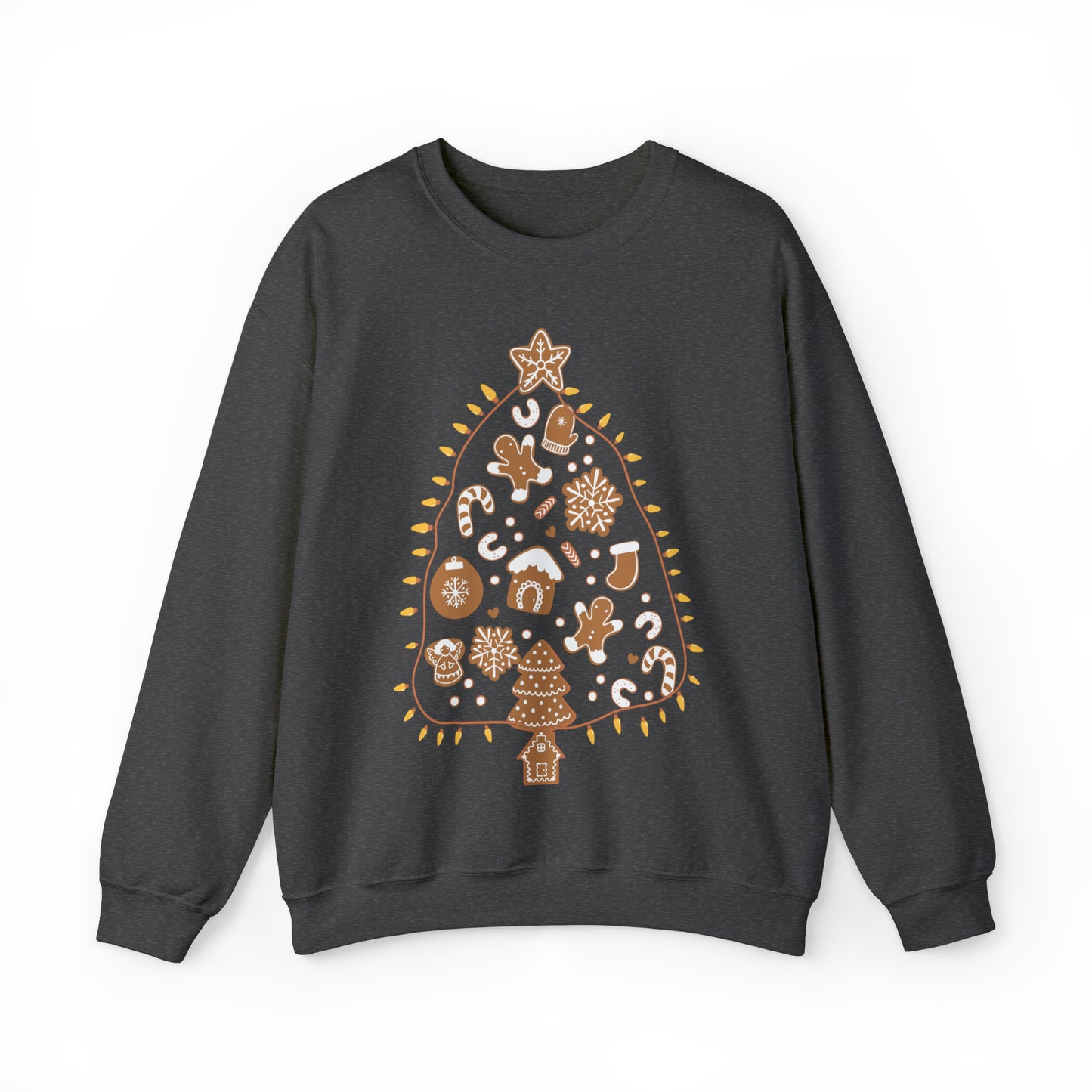 Gingerbread Cookie Christmas Tree Christmas Sweatshirt