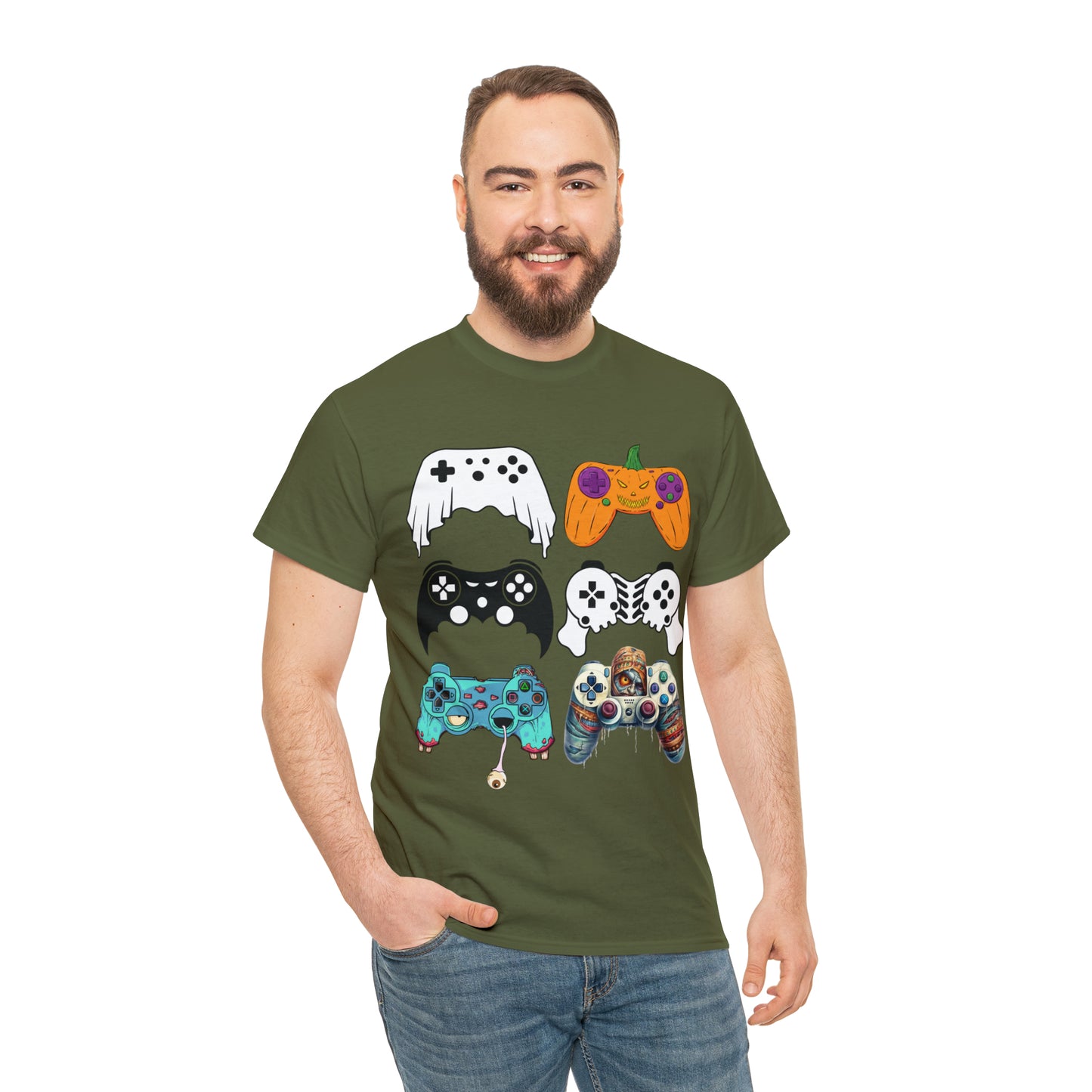 Game Controller Halloween Short Sleeve Tee