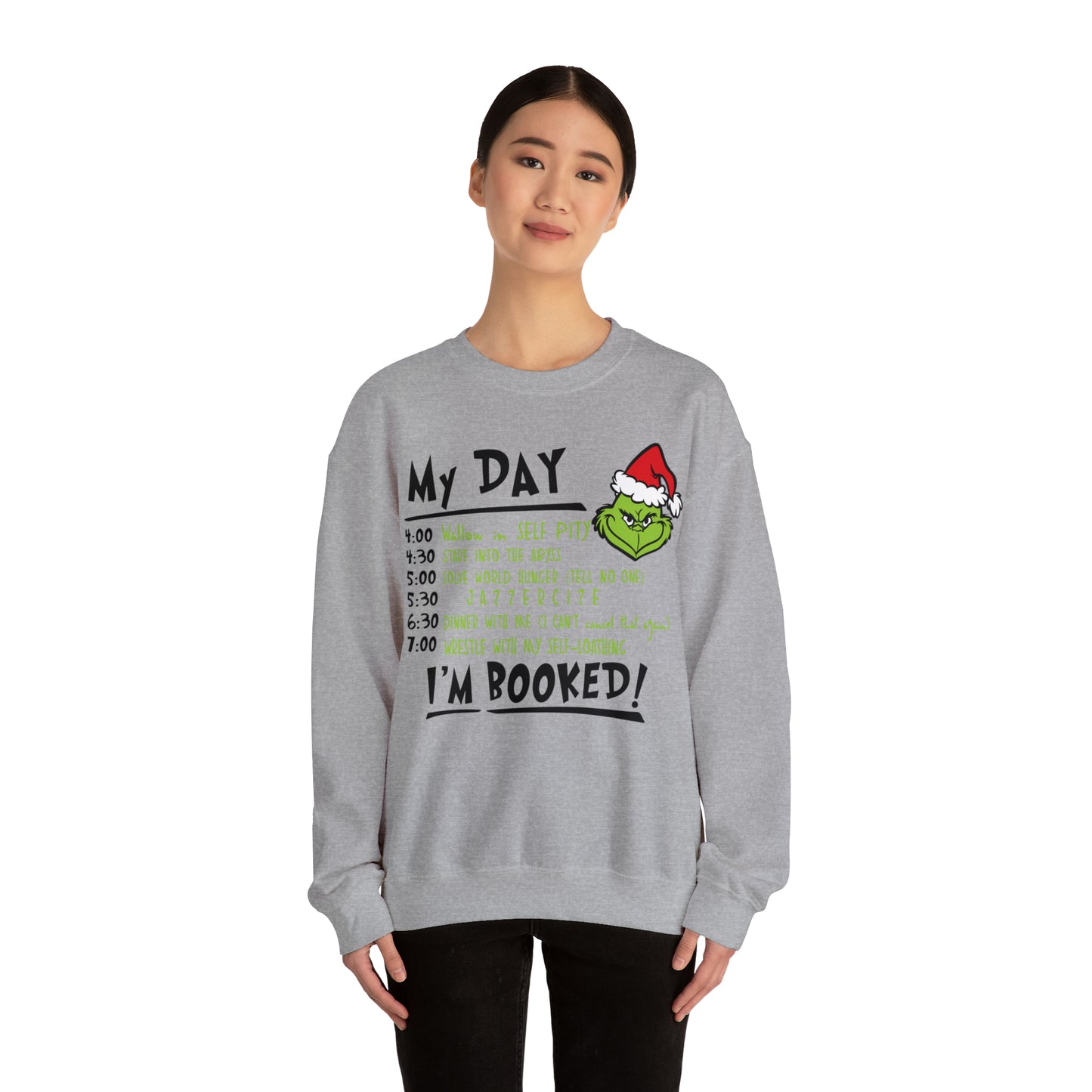 Grinch My Day Christmas Sweatshirt