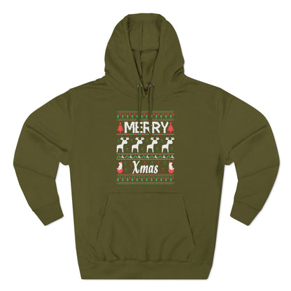 Merry Xmas Raindeers Christmas Ugly Sweater Pullover Hoodie