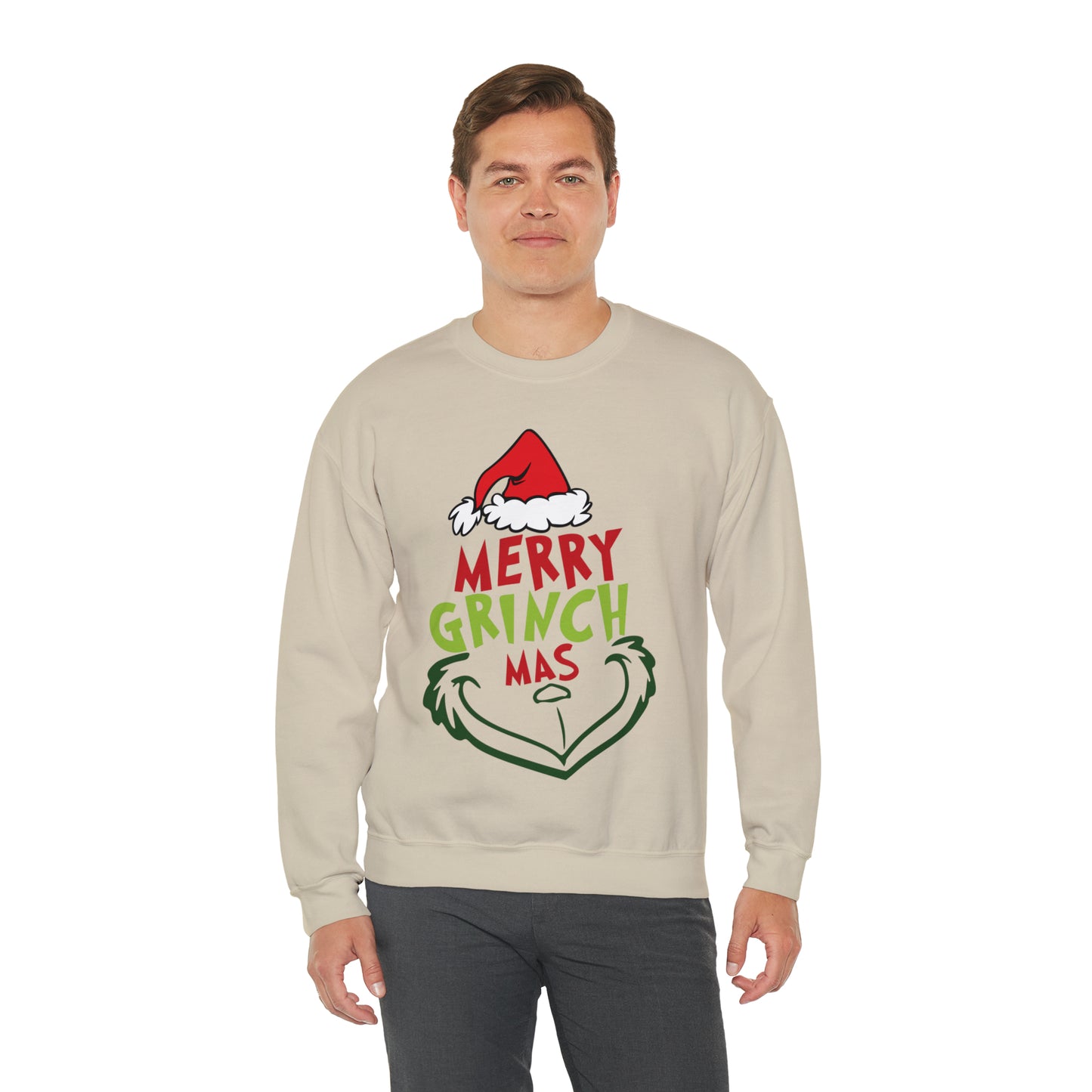 Merry Grinchmas Design 2 Christmas Sweatshirt