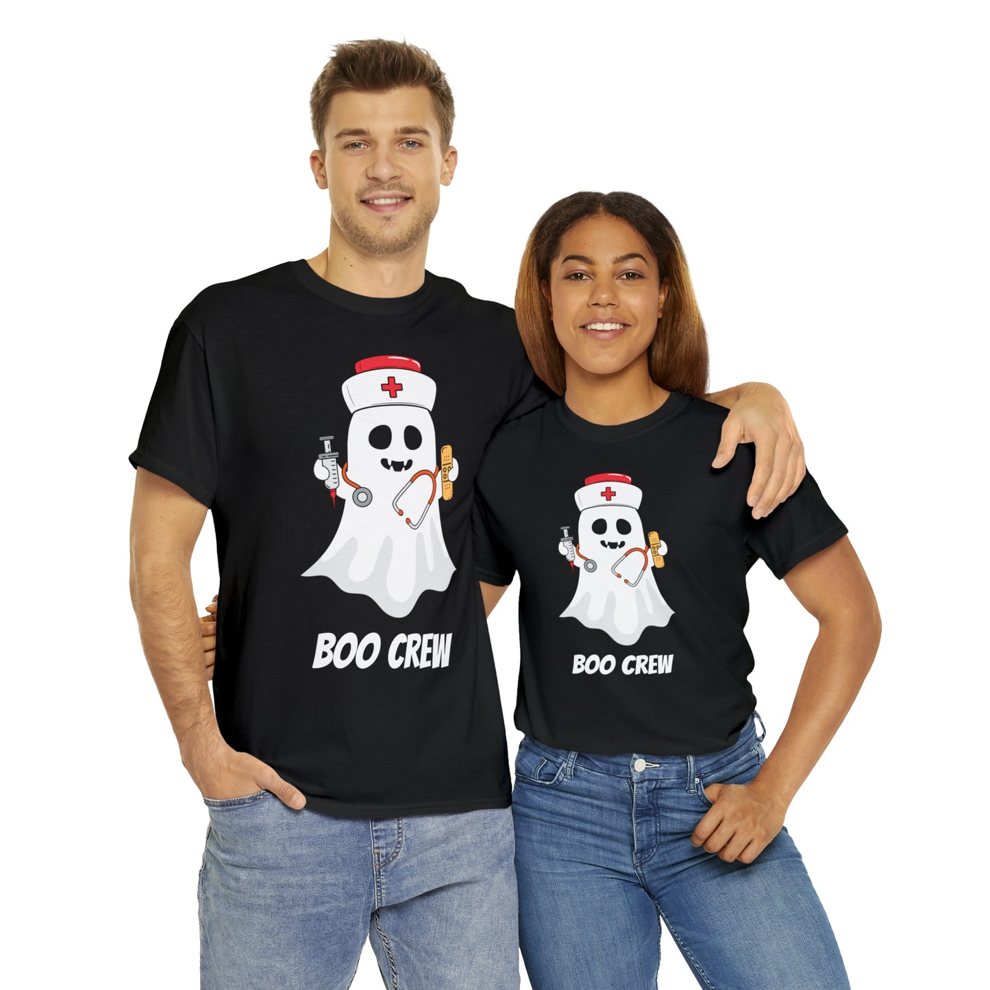 Boo Crew Medical Halloween Short Sleeve Tee