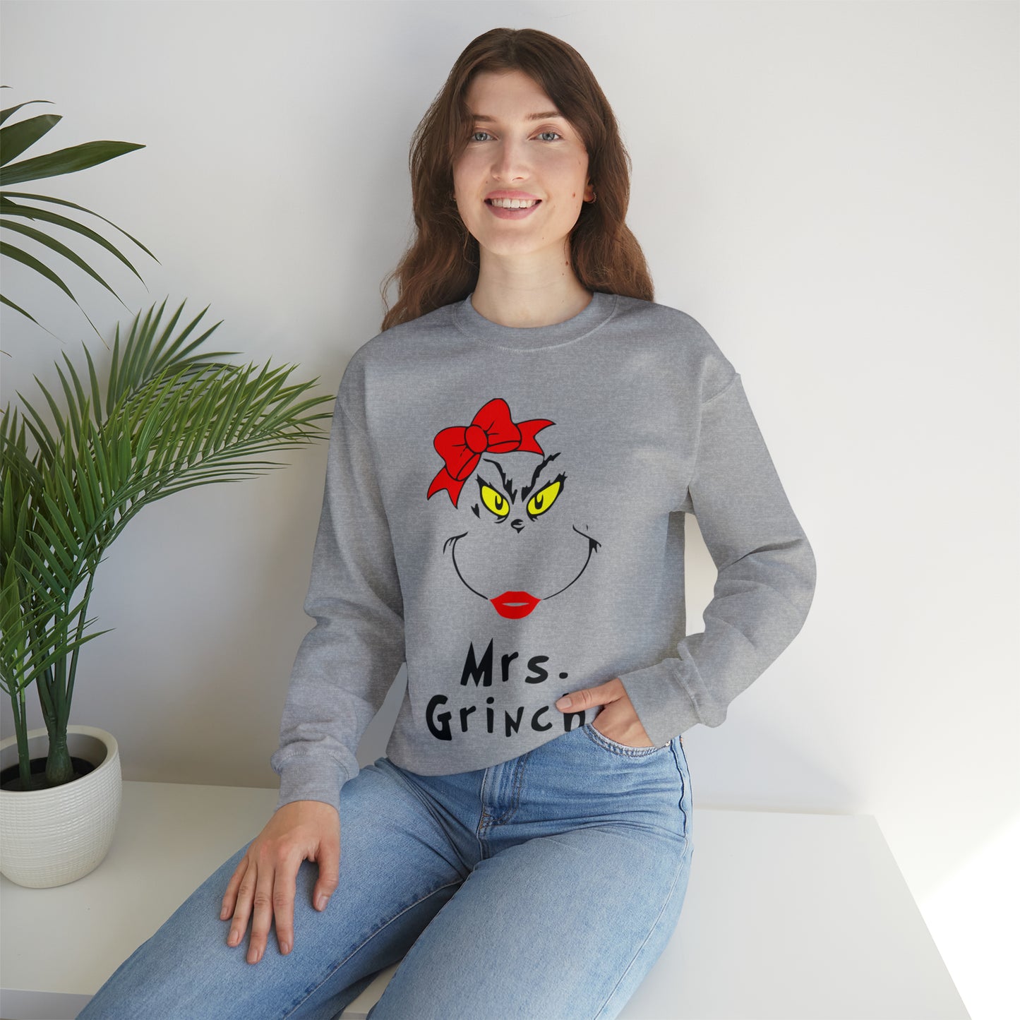 Mrs Grinch Christmas Sweatshirt