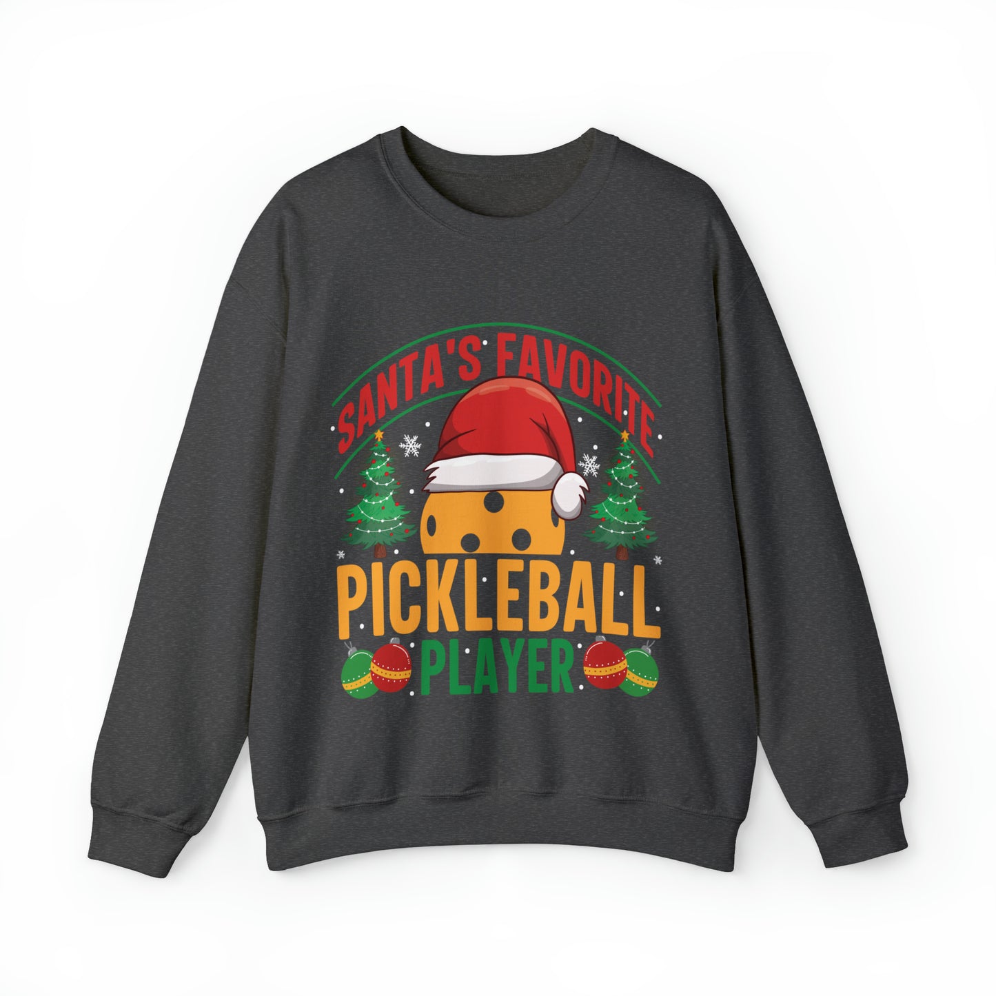 Santa's Favorite Pickleball Player Christmas Sweatshirt