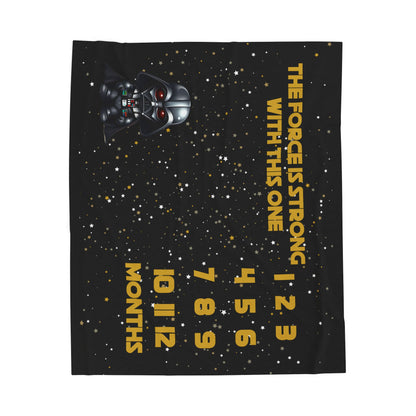 Force is Strong Velveteen Plush Blanket