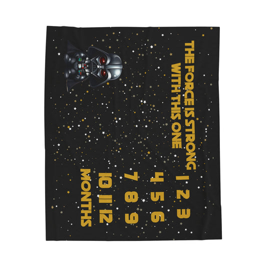 Force is Strong Velveteen Plush Blanket