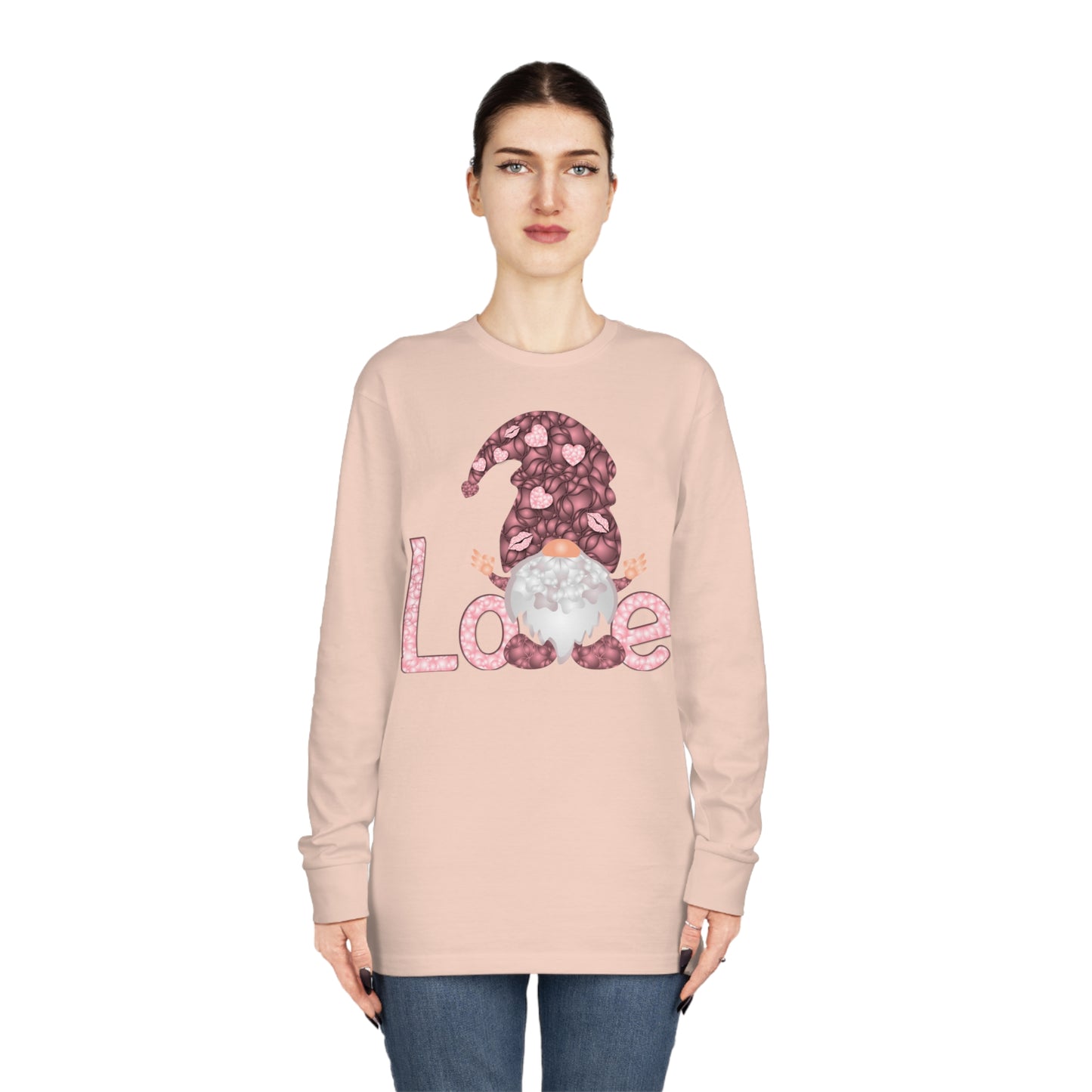 Love Gnome Valentine Long Sleeve T-shirt