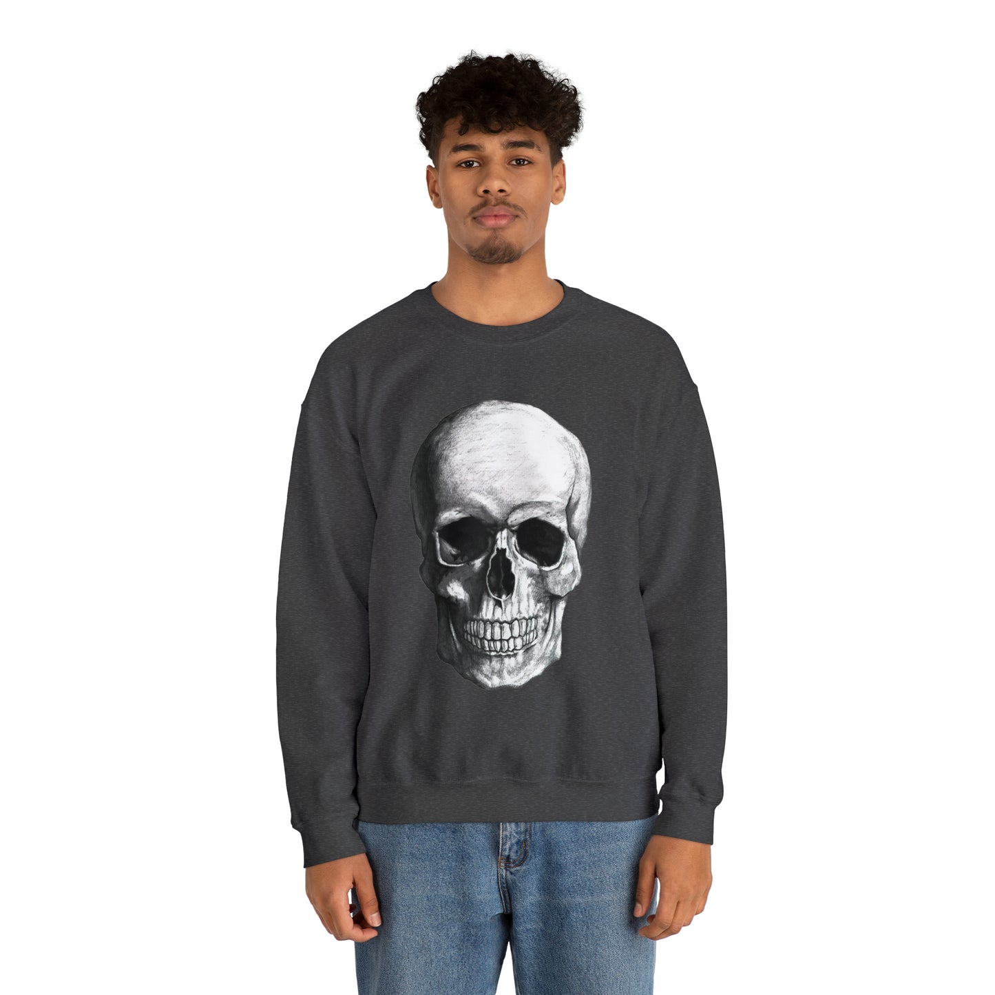 Large Skull Halloween Sweatshirt