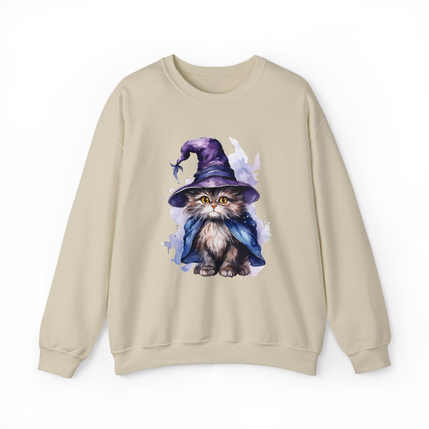 Witch Wizard Cat Halloween Sweatshirt