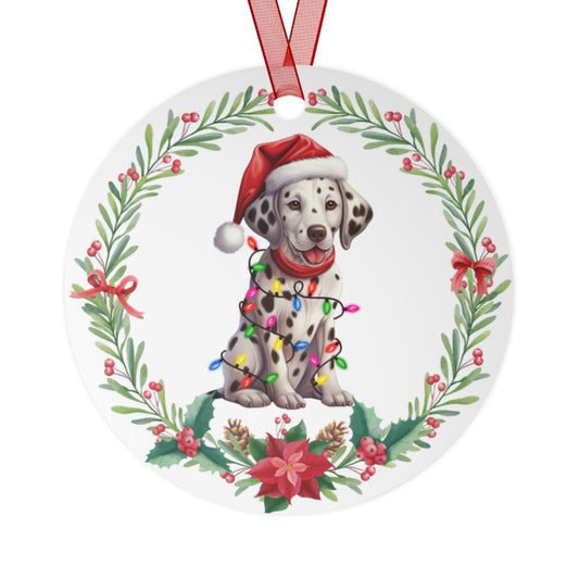 Dalmatian Dog in Lights Ornament