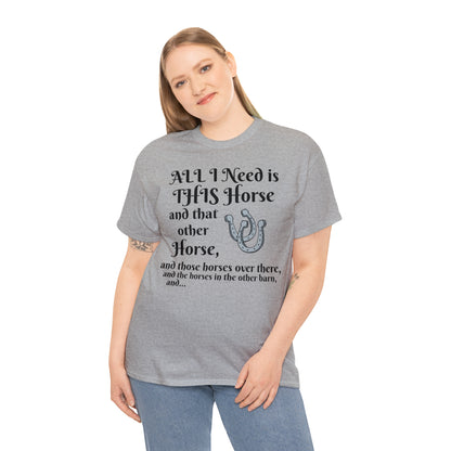 All the horses shirt Unisex Heavy Cotton Tee