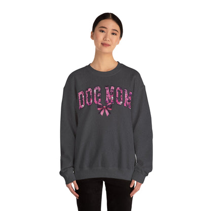 Halloween Pink Dog Mom Sweatshirt