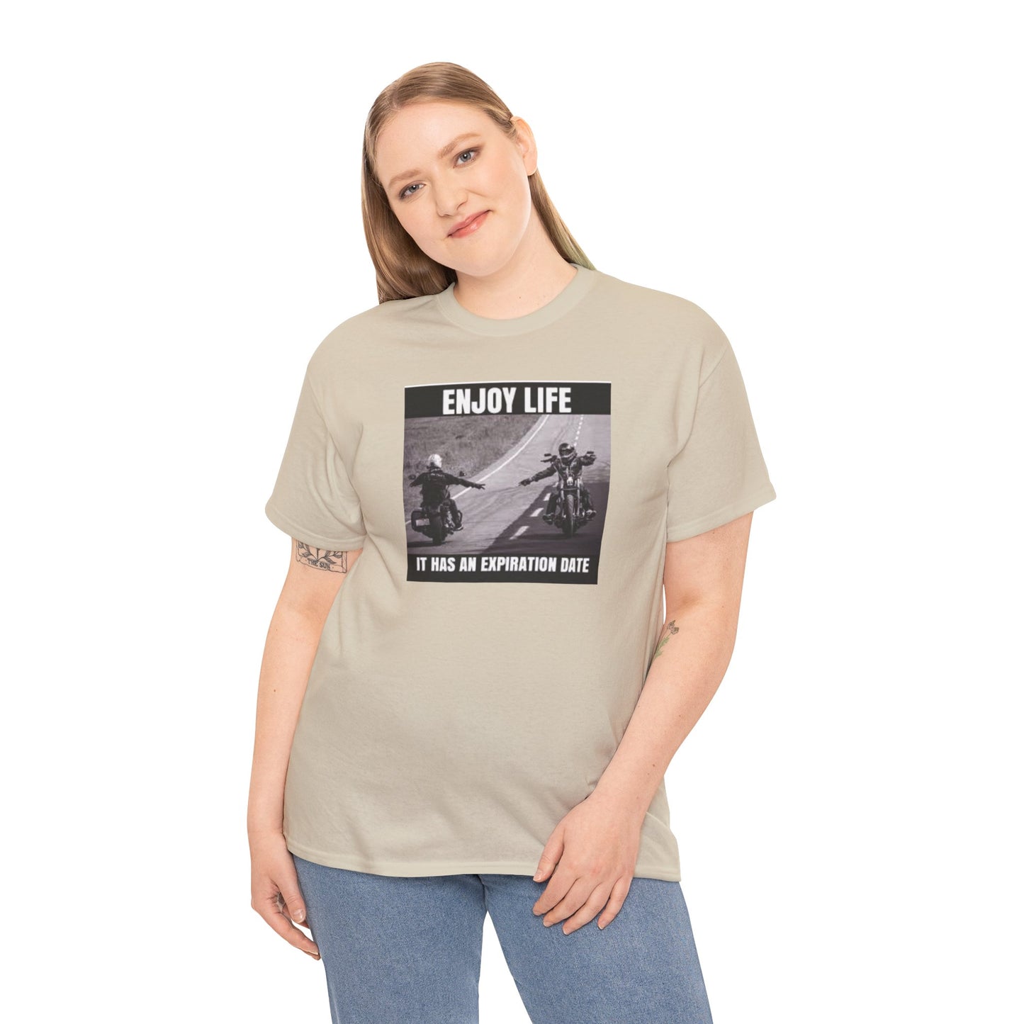 Enjoy Life It Has An Expiration Date Short Sleeve Tshirt