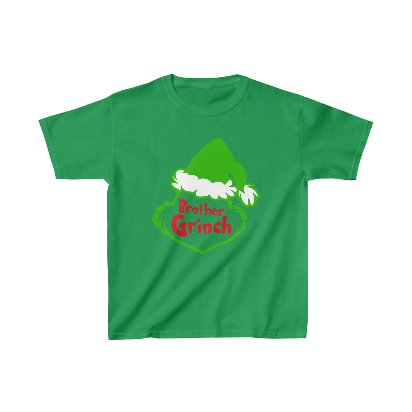 Brother Grinch Christmas Kids Heavy Cotton Tee