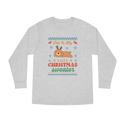 Poodle Doodle This is My Ugly Christmas Sweater Long Sleeve Tee