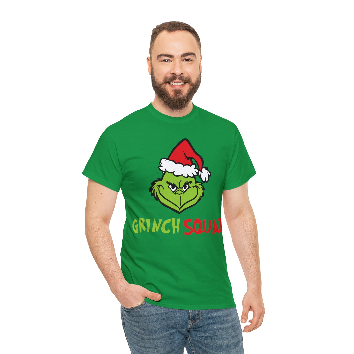 Grinch Squad Christmas Short Sleeve Tee