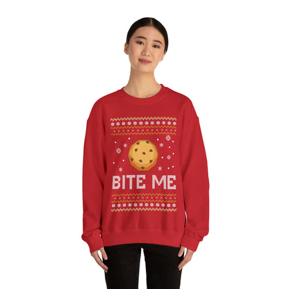 Cookie Bite Christmas Ugly Sweater Sweatshirt