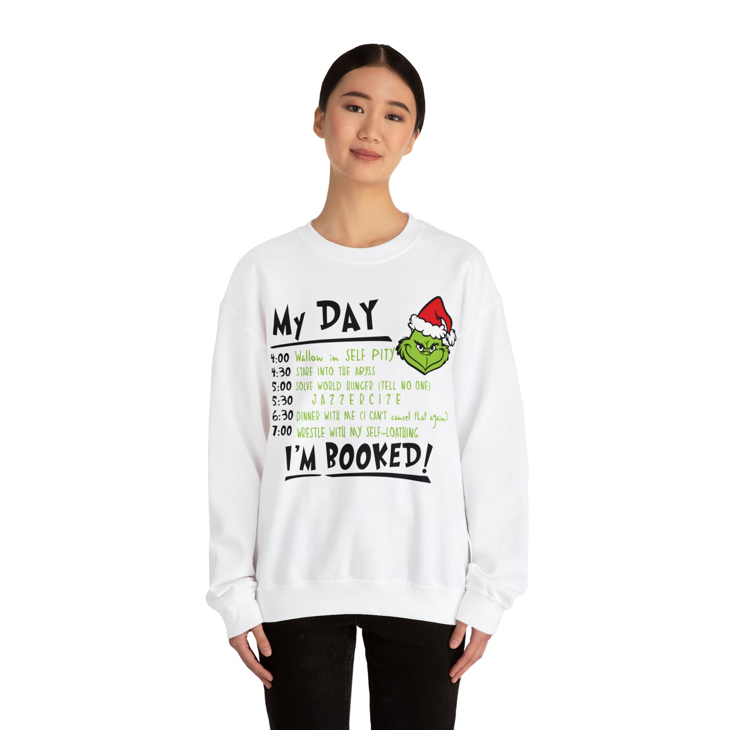 Grinch My Day Christmas Sweatshirt