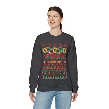 O.C.D. Obsessive Christmas Disorder Ugly Sweater Sweatshirt