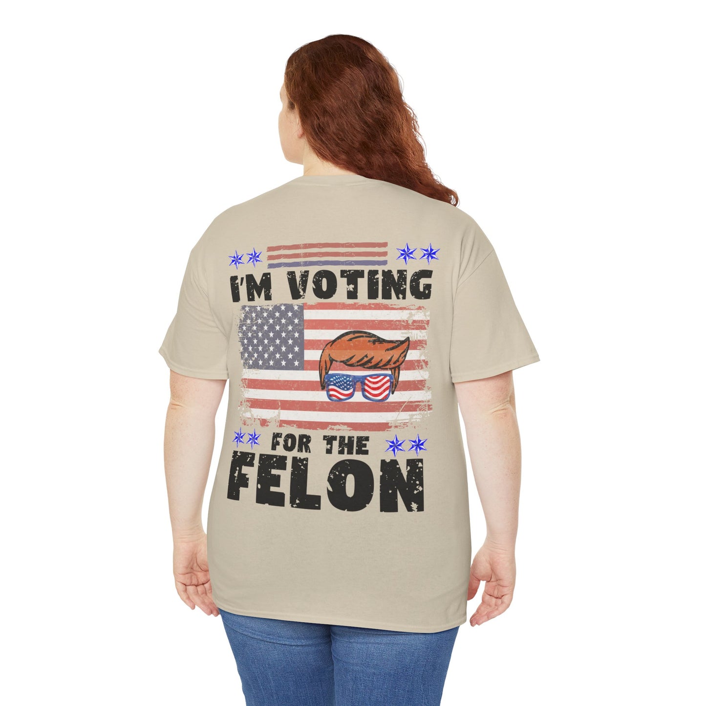 Trump I'm Voting For The Felon 2024 Short Sleeve Tee