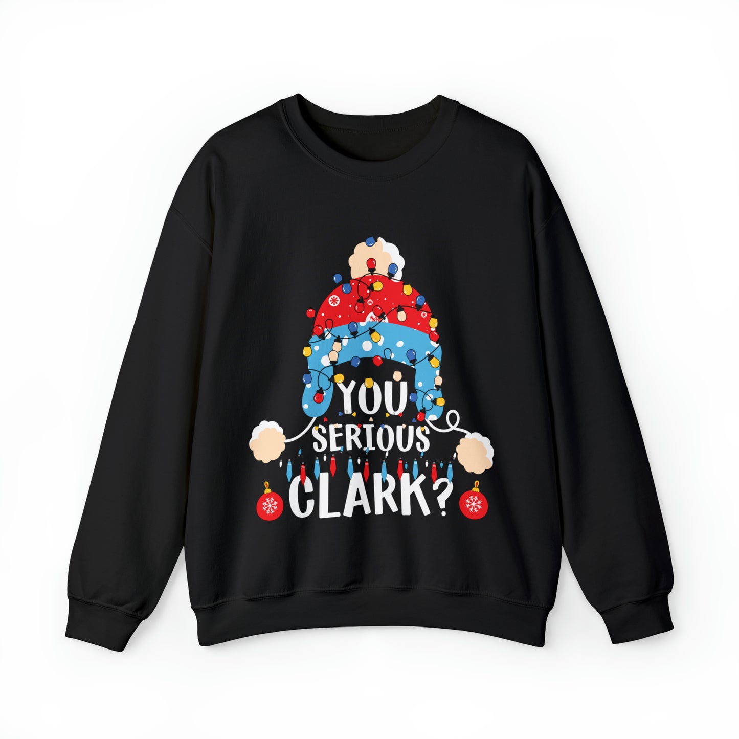 You Serious Clark? with Christmas Lights Sweatshirt