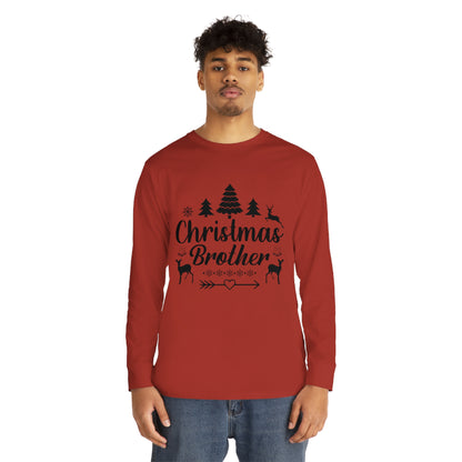 Christmas Brother Family Christmas Long Sleeve Tee