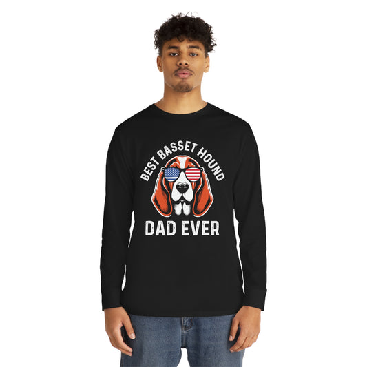 Best Basset Hound Dad Ever Long Sleeve T-shirt