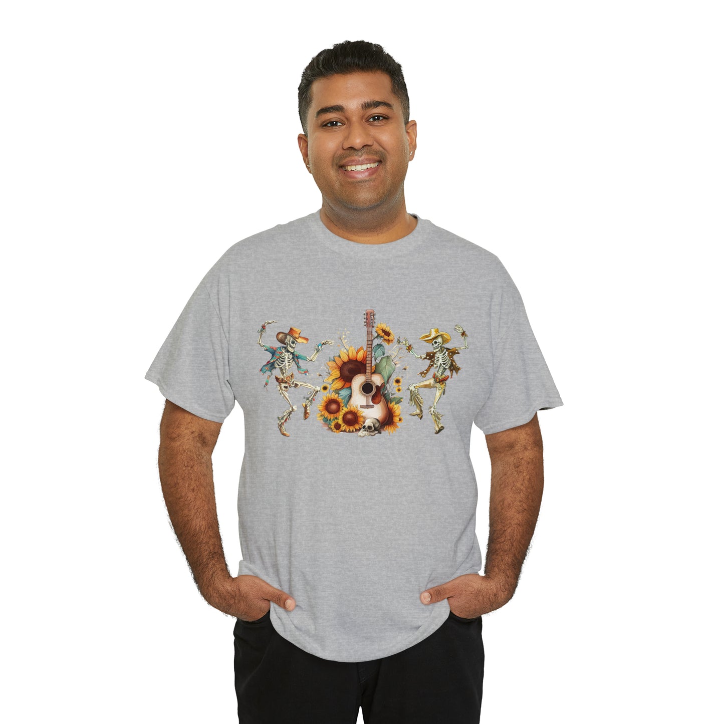 Western Dancing Skeletons Short Sleeve Tee