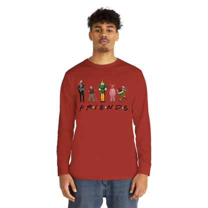 Friends Characters Christmas Long Sleeve T-shirt