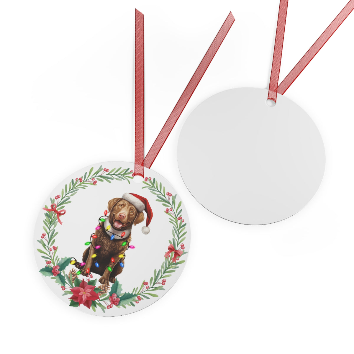 Chesapeake Bay Retriever Dog in Lights Ornament