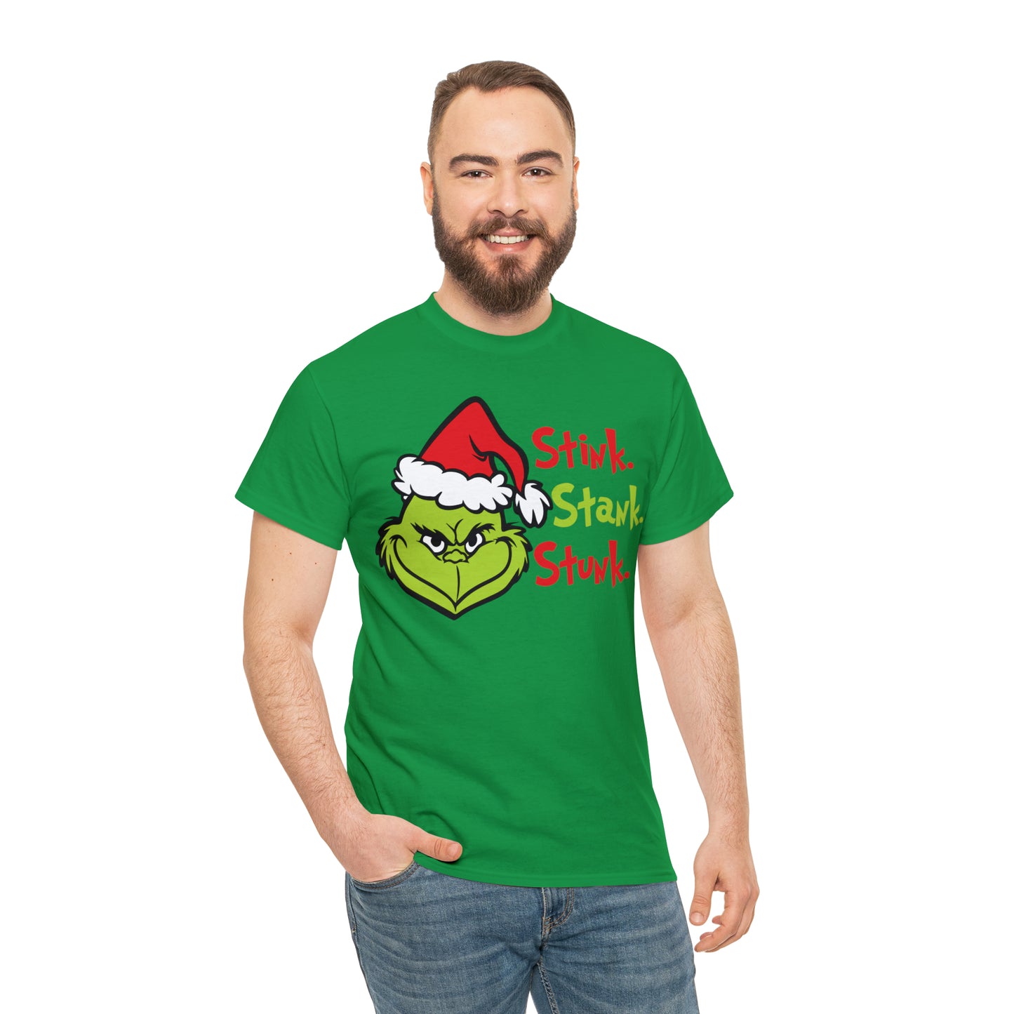 Grinch Stink Stank Stunk Christmas Short Sleeve Tee