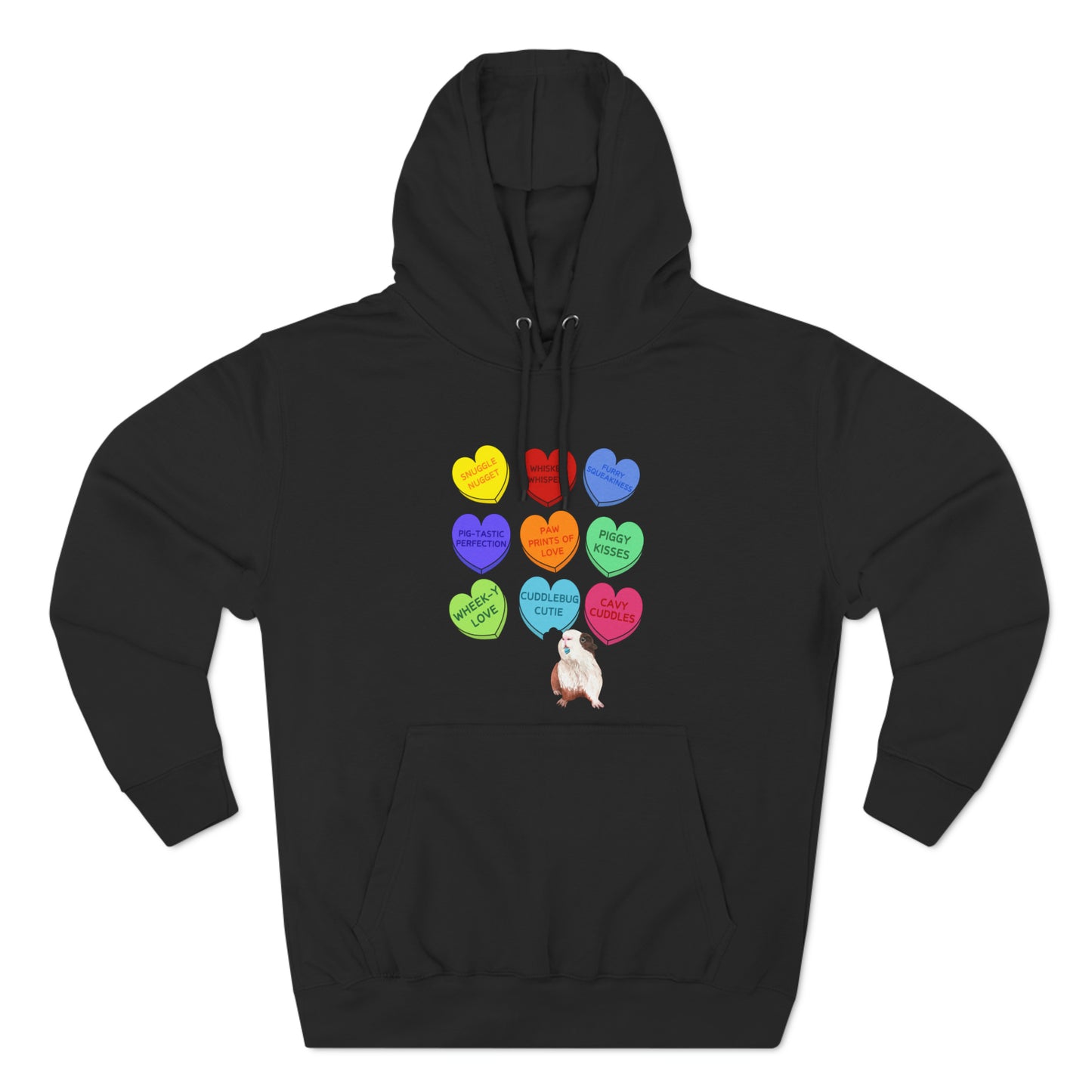 Guinea Pig Sweethearts Valentine Pullover Hoodie