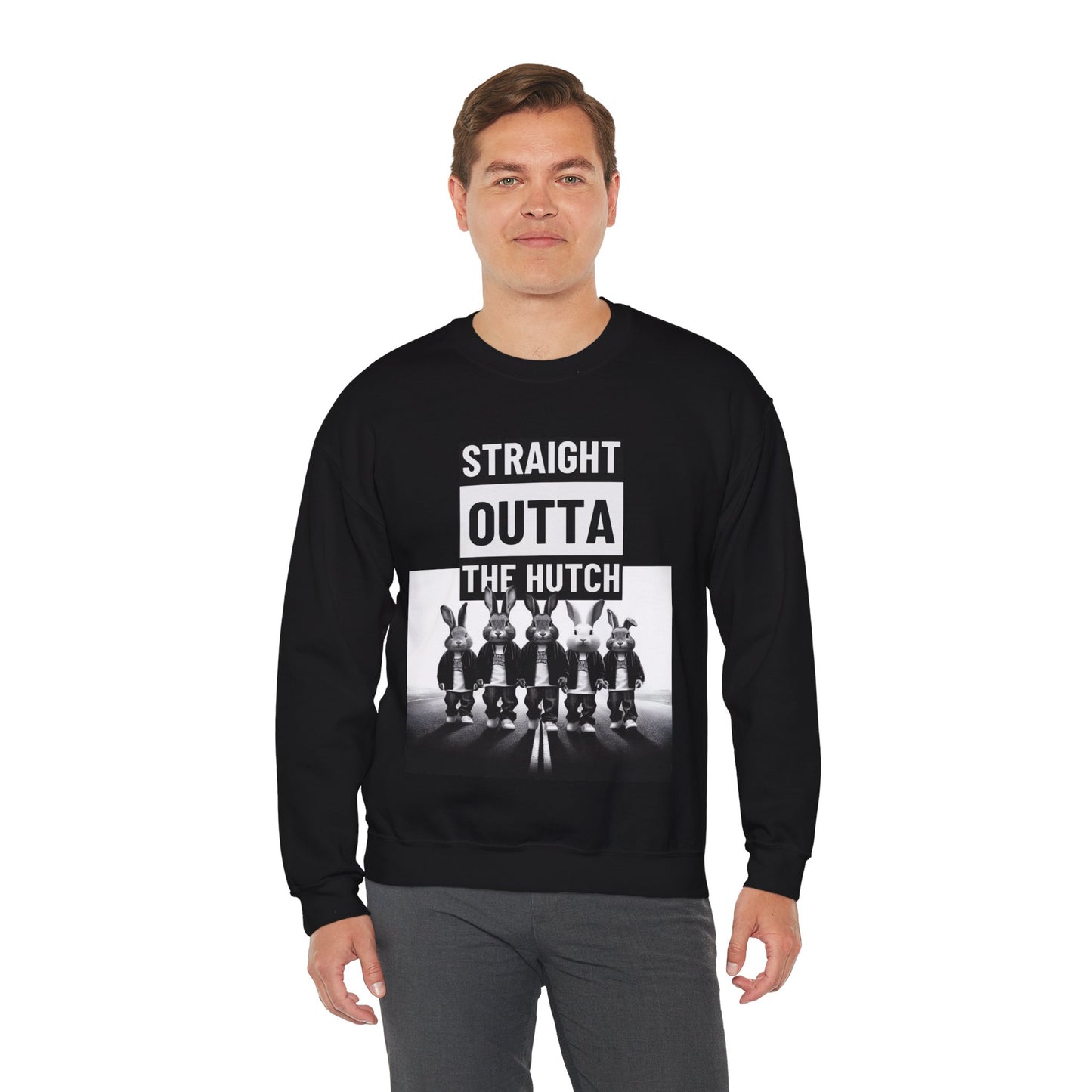 Straight Outta The Hutch Rabbits Sweatshirt