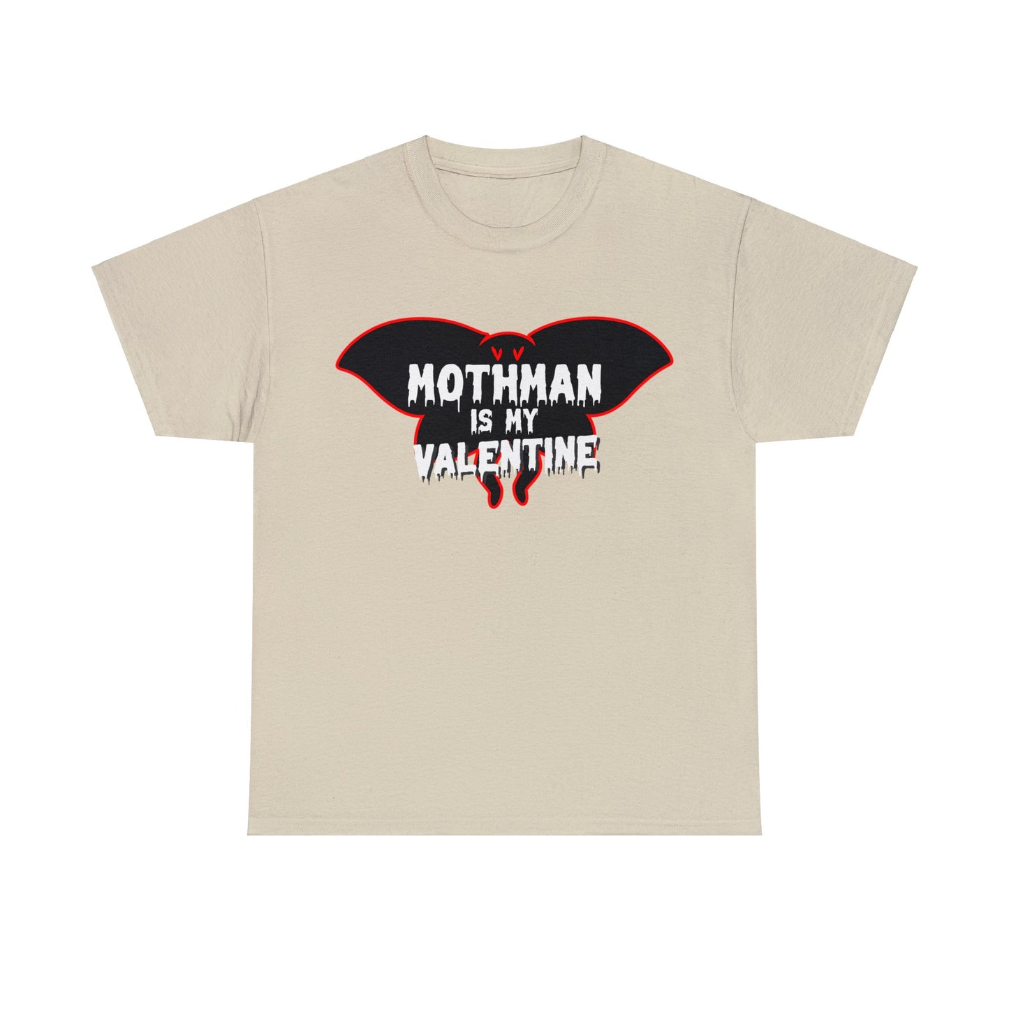 Mothman is My Valentine Short Sleeve Tee