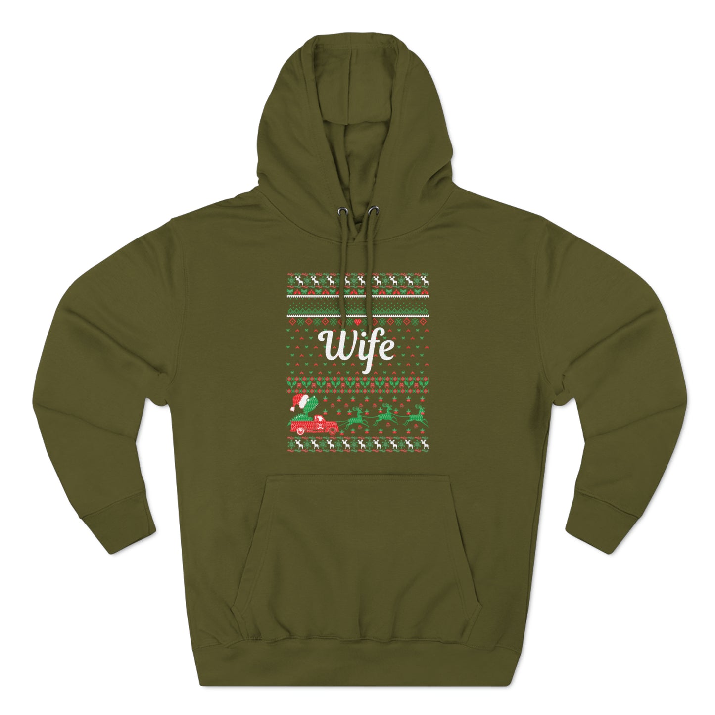 Wife Christmas Ugly Sweater Pullover Hoodie