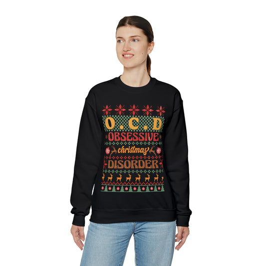 O.C.D. Obsessive Christmas Disorder Ugly Sweater Sweatshirt
