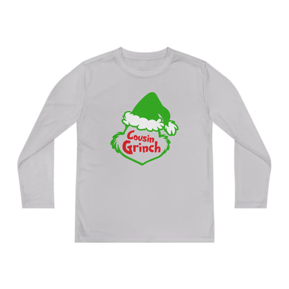 Cousin Grinch Christmas Youth Long Sleeve Tee