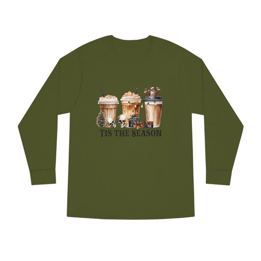 Skeleton Latte Christmas Long Sleeve Tee