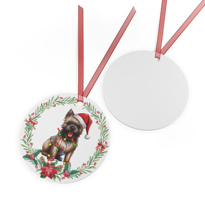 Cairn Terrier Dog in Lights Ornament