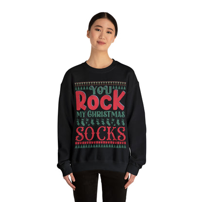 You Rock My Christmas Socks Christmas Ugly Sweater Sweatshirt