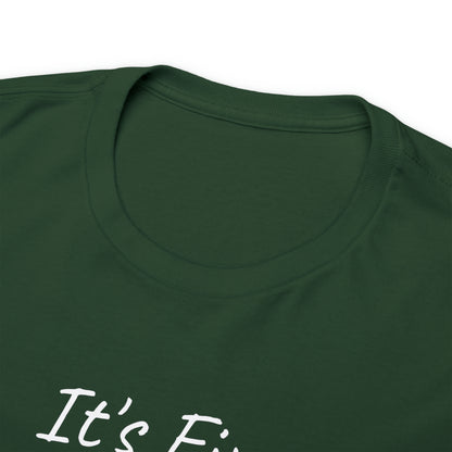 Its Fine Everythings Fine Rabbit Shirt Unisex Heavy Cotton Tee